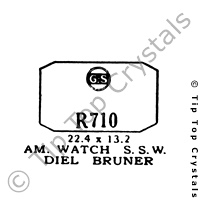 GS R710 Watch Crystal