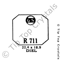 GS R711 Watch Crystal
