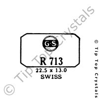GS R713 Watch Crystal