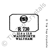 GS R730 Watch Crystal