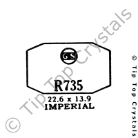 GS R735 Watch Crystal