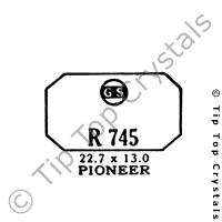 GS R745 Watch Crystal