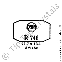 GS R746 Watch Crystal