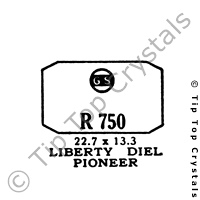 GS R750 Watch Crystal