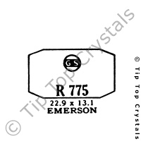 GS R775 Watch Crystal