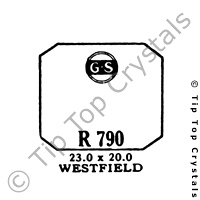 GS R790 Watch Crystal