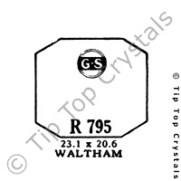 GS R795 Watch Crystal