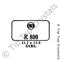 GS R800 Watch Crystal