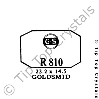 GS R810 Watch Crystal