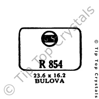 GS R854 Watch Crystal