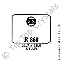 GS R860 Watch Crystal