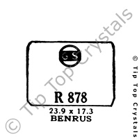 GS R878 Watch Crystal