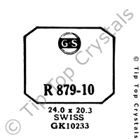 GS R879-10 Watch Crystal
