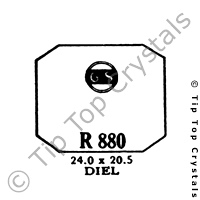 GS R880 Watch Crystal