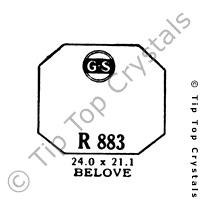 GS R883 Watch Crystal