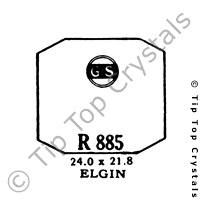 GS R885 Watch Crystal