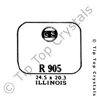 GS R905 Watch Crystal