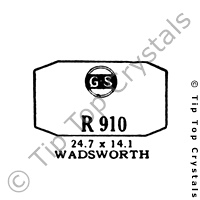 GS R910 Watch Crystal