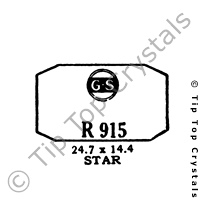 GS R915 Watch Crystal