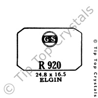 GS R920 Watch Crystal