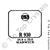 GS R930 Watch Crystal