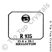 GS R935 Watch Crystal