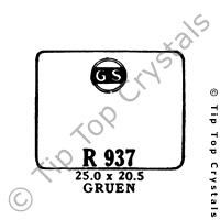 GS R937 Watch Crystal
