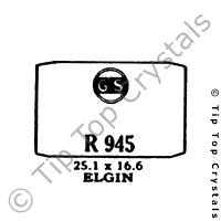 GS R945 Watch Crystal