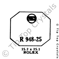 GS R948-25 Watch Crystal