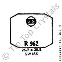 GS R962 Watch Crystal