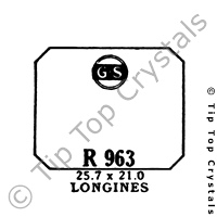 GS R963 Watch Crystal