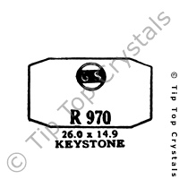 GS R970 Watch Crystal