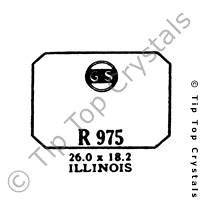 GS R975 Watch Crystal