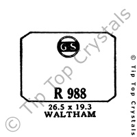 GS R988 Watch Crystal