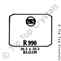 GS R990 Watch Crystal