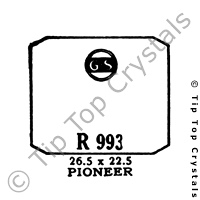 GS R993 Watch Crystal