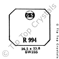 GS R994 Watch Crystal