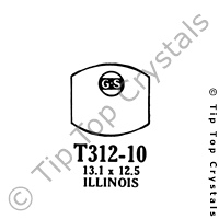 GS T312-10 Watch Crystal