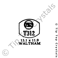 GS T312 Watch Crystal