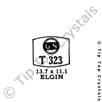 GS T323 Watch Crystal