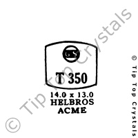 GS T350 Watch Crystal