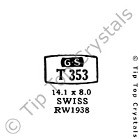 GS T353 Watch Crystal
