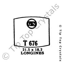 GS T676 Watch Crystal