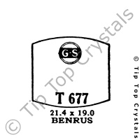 GS T677 Watch Crystal
