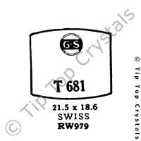 GS T681 Watch Crystal