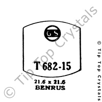 GS T682-15 Watch Crystal