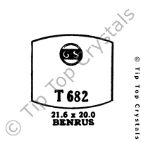 GS T682 Watch Crystal