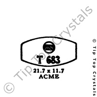 GS T683 Watch Crystal