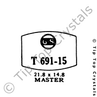 GS T691-15 Watch Crystal