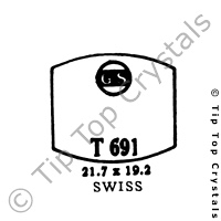 GS T691 Watch Crystal